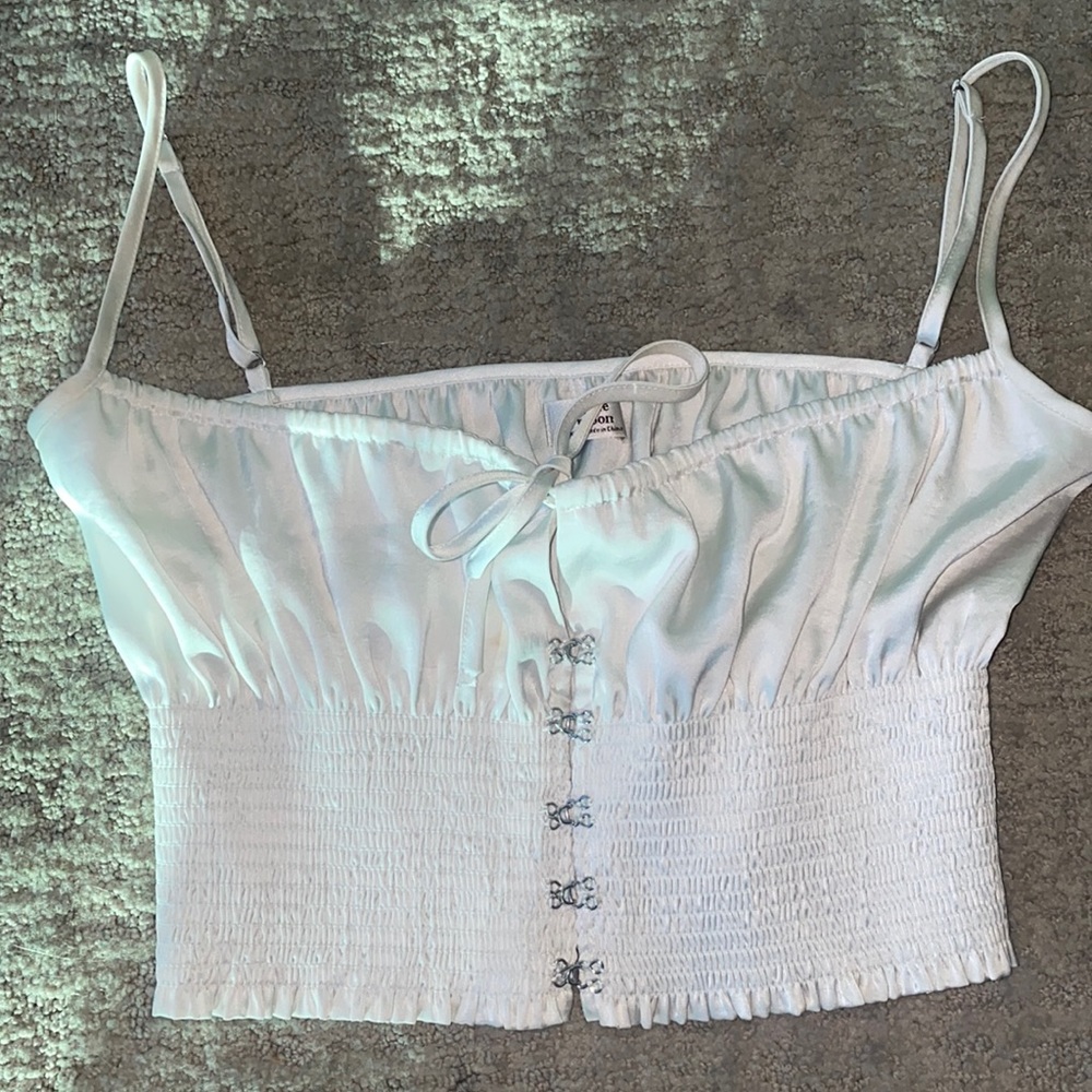 Silk bustier top/ Little Moon